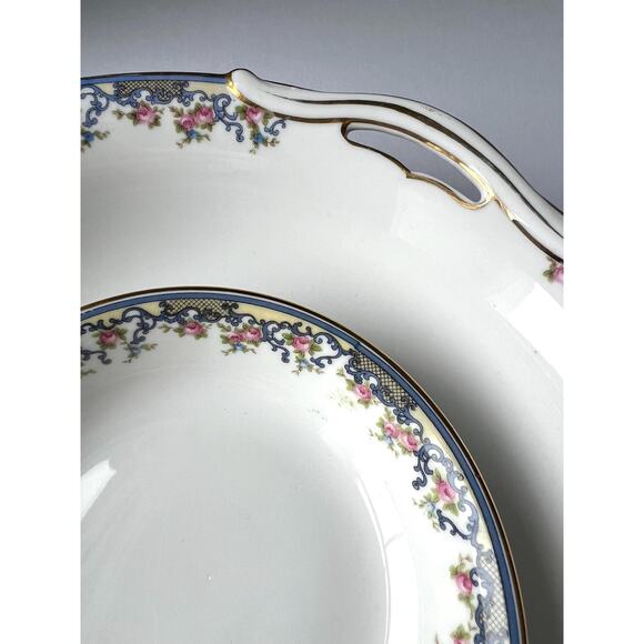 Noritake Serving Dishes Heirloom Bridal Shower Gift Idea Feminine Luncheon Decor - Picture 4 of 10